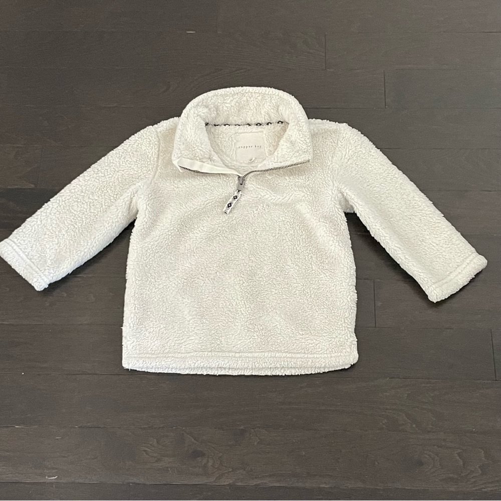 Toddler Copper Key sherpa pullover